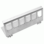 VALUE Adaptateur pour rail DIN, vide, pour 6 Keystones