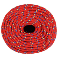 Vidaxl corde de bateau rouge 10 mm 500 m polypropylène 152404