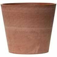 ArtPlast - Pot Ø7x5,7 cm en forme de cône tronqué, terracotta - Collection LEONARDO - orange plastique polypropylène ZA2383