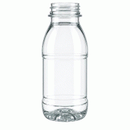 Bouteille PET ronde 250 ml avec bouchon – colis de 162 - BOUT-PET-250-34