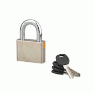 Cadenas à clé Quadra, acier, chantier, anse acier, 60mm, 4 clés - THIRARD - gris 3150260955217 Cadenas à clé Quadra, acier, chantier, anse acier, 60mm, 4 clés - THIRARD - gris 3150260955217