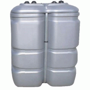 Citerne aérienne double paroi 2000L en polyéthylène - système intégral avec jauge - GNR/fioul/huile Citerne aérienne double paroi 2000L en polyéthylène - système intégral avec jauge - GNR/fioul/huile
