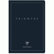 Clairefontaine Lot de 5 Cahier Triomphe Platinum Ed. A4, 96p./48 feuilles ivoire 90 g/m² cousues, ligné - 3329680371765