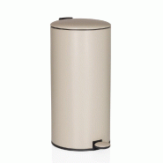 Collecteur à déchets / Poubelle CLEAN STEP 2 30 beige hjh OFFICE - beige métal 741206