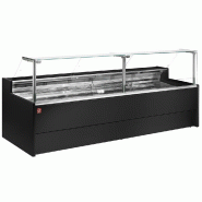Comptoir vitrine réfrigéré boucherie poissonerie à vitre droite 90°... - PVZ20/B5-VR2