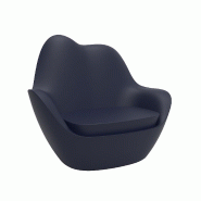 Fauteuil lounge in & out SABINAS  - bleu