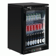 Gastronoble Arrière-bar 1 porte battante vitrée 138 Litres noir, 180 W, 220 V - MONO - CB929