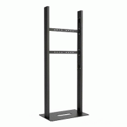 KIMEX - Support vitrine pour écran TV 49", sans cover, à poser - noir 3700685424524