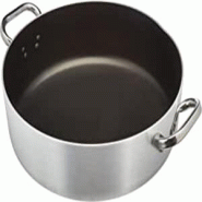 PENTOLE AGNELLI Agnelli Family Cookware Casserole basse avec 1 poignée avec bec en aluminium, revêtement antiadhésif, argent, 10 cm - 2154040