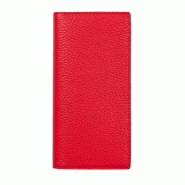 QUO VADIS Agenda Moderne - Agenda 2027 - INT 3001 7+NOTES - Semainier Horizontal -  Camargue - Rouge - 12 mois janv à déc - 9x17cm - Cuir pleine fle