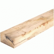 Traverse paysagère en bois de chêne - 120x20x10cm