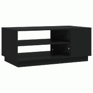 VidaXL Table basse noir 102x55x43 cm bois d'ingénierie Modèle Signature Prestige - 810281XL
