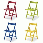 Yelloo - Chaises LIBRO KIT 4 couleurs (rouge vert bleu jaune) Pliables Gain de place Bois de hêtre massif (Rossa Verde Blu Gialla) - multicolore Bois Yelloo - Chaises LIBRO KIT 4 couleurs (rouge vert bleu jaune) Pliables Gain de place Bois de hêtre massif (Rossa Verde Blu Gialla) - multicolore Bois