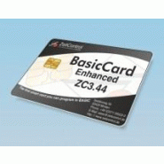 Carte à processeur ZC3.44 - BasiCard ZC3.44 - Blanche - DES - 16 ko EEPROM - Programmable