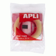 Apli Lot de 10 Ruban adhésif transparent, 15mm x 33m - 8410782113294