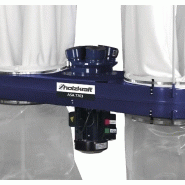 Aspirateur à copeaux bois pro 4300m³/h 3,8kW 400V buse et moteur 180° inclinable Holzkraft ASA4303_0