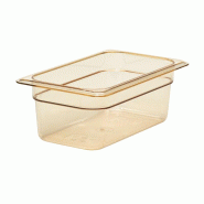 Bac GN 1/4 100mm - Haute température - 16.2 x 26.5 x 10 cm - Lot de 6 - Cambro - 0615402971522