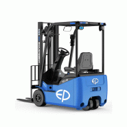 Chariot Élévateur 3 Roues - TCL101 - 1 Tonne - Compact - Batterie Li-Ion