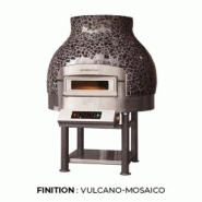 Four électrique rotatif MORELLO FORNI FRV125 Volcan Mosaïque - 125cm de diamètre - Capacité 9 pizzas de 30cm - 170 pizzas/heure Four électrique rotatif MORELLO FORNI FRV125 Volcan Mosaïque - 125cm de diamètre - Capacité 9 pizzas de 30cm - 170 pizzas/heure