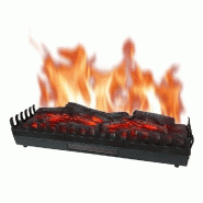 Foyer à buches avec effet flammes 3xl