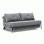 INNOVATION LIVING CANAPÉ DESIGN CUBED 02 ALU CONVERTIBLE 200*160 CM TISSU TWIST GRANITE INNOVATION LIVING CANAPÉ DESIGN CUBED 02 ALU CONVERTIBLE 200*160 CM TISSU TWIST GRANITE
