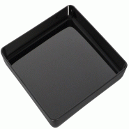 ITALCONCEPT L2G Plat Vitrine En Abs Noir, 20  x 280  x 280 mm - noir plastique 3616350042798
