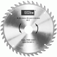 Lame de scie carbure - 255 x 30 mm pour g55258-g55173-g55269-g55262 Lame de scie carbure - 255 x 30 mm pour g55258-g55173-g55269-g55262