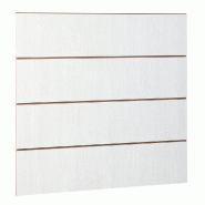 Panneau rainuré R30 L120xP120cm épaisseur 18mm - bois blanchi