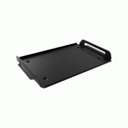 Plateau alu multifonction GN 1/1 avec son tapis silicone - Noir - Gastroland - 3701666008252