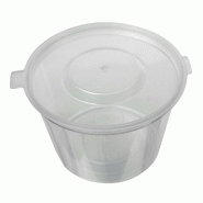 Pot à Sauce - Refermable - 180 ml - par 50 - transparent plastique polypropylène 3760394098881