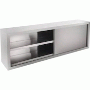 Royal Catering - Royal Catering Armoire Murale Cuisine Suspendue Rangement INOX RCHC-160/40 (160x40x65cm, 2 Portes coulissantes, 1 étagère - argentà Royal Catering - Royal Catering Armoire Murale Cuisine Suspendue Rangement INOX RCHC-160/40 (160x40x65cm, 2 Portes coulissantes, 1 étagère - argentÃ