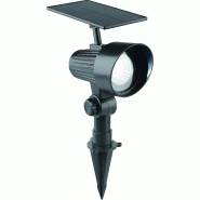 SPOT SOLAIRE À PIQUER À DÉTECTEUR CRÉPUSCULAIRE (15LM) - NOIR SPOT SOLAIRE À PIQUER À DÉTECTEUR CRÉPUSCULAIRE (15LM) - NOIR