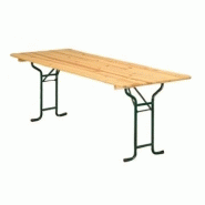 TABLES PLIANTES BRASSERIE FESTIVITÉ - 220X70 CM - PIÉTEMENT TUBULAIRE