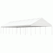 VidaXL Belvédère avec toit blanc 17,84x5,88x3,75 m polyéthylène Modèle AbriÉlégance 04 - blanc 3155524