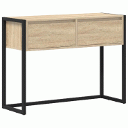 VidaXL Table d'appoint Sonoma 100 x 36 x 75 cm Bois d'ingénierie Modèle Flex Nova - 886697