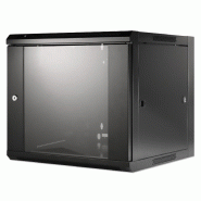 Armoire réseau murale 19 pouces MHT109 avec porte en verre - hauteur 9U - profondeur 600 mm - flatpack - noir - Bravour® Armoire réseau murale 19 pouces MHT109 avec porte en verre - hauteur 9U - profondeur 600 mm - flatpack - noir - Bravour®