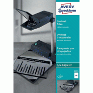 Avery Zweckform Films pour rétroprojecteurs, A4, transparent - 1235900