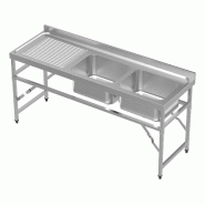 Bloc-évier étagère pliante 1800 2r - P7490.0280