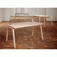 Bureau "CINÉTIC" - Postes face à face (coulissant), 160x180