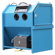 Cabine de sablage d'atelier électropneumatique avec aspiration intégrée,  capacité 890 L