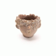 Cache pot Bisous doré petit modèle - Rond Pierre Amadeus 9.5x10.5 cm - doré pierre 3520071881430 Cache pot Bisous doré petit modèle - Rond Pierre Amadeus 9.5x10.5 cm - doré pierre 3520071881430