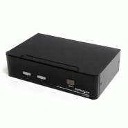 Commutateur KVM 2 Ports DVI, USB et Audio - Switch KVM - 1920x1200