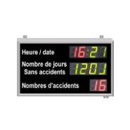 Compteur de jour sans accident - dipac - remise à 0 par bouton poussoir caché