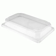 Couvercle transparent OPS 21,5x13,8x3,2cm pour boîte sushis 59191 - par 800
