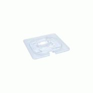 Couvercle Tritan GN 1/6 avec poignée et encoche pour cuillère - Gastroland - transparent 3701666004094