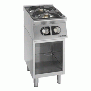 Fourneau 2 feux Gaz sur coffre Giorik CG920G