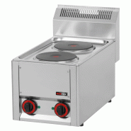 Fourneau électrique 2x feu sans soubassement 400 V | REDFOX - SP 30 ELS