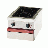 Fourneau élecrique vitrocéramique 2 foyers radiants de 2x2,1 kw à p... - PCSE 420 VTR