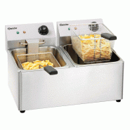 Friteuse électrique à poser SNACK IV - 2 cuves - 2 x 8 L | Bartscher
