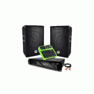 Pack sono 2 enceintes bms08  amplificateur 1000W bms1000 et table de mixage mini4 - 3666638046772